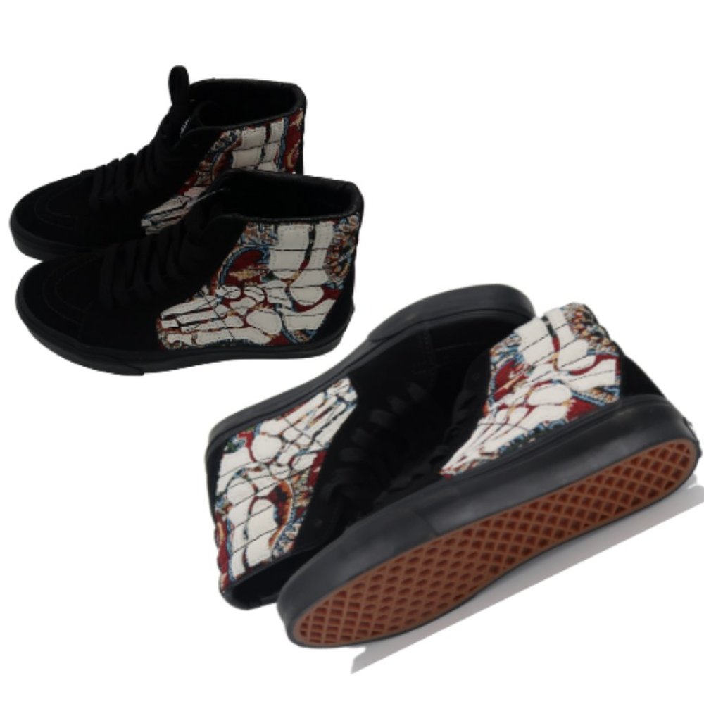 Vans Shoes - Hazy Bones Black White (Size: Women 7/Men 5.5)